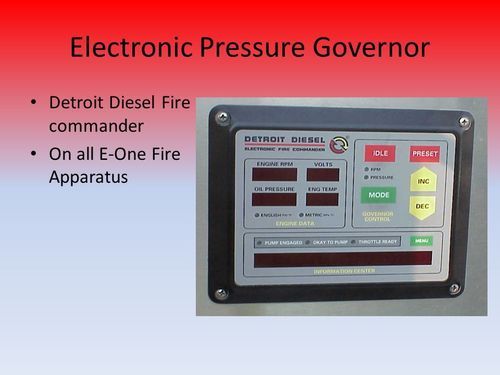 Pressure Governor