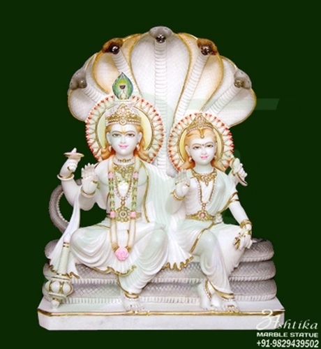 Marble Laxmi Narayan Statue