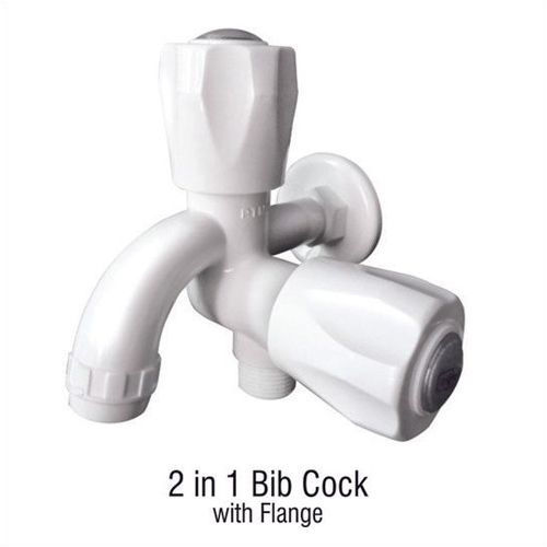 2 in 1Bib Cock with Flange