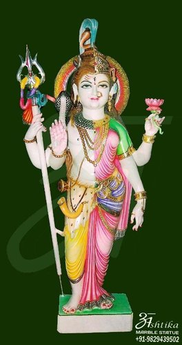 Marble Ardhnarishwar Statue