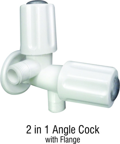 2 in 1 Angle Cock With Flange