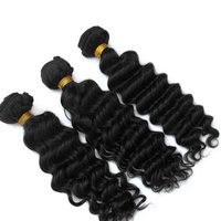 Natural Black Deep Wave Human Hair
