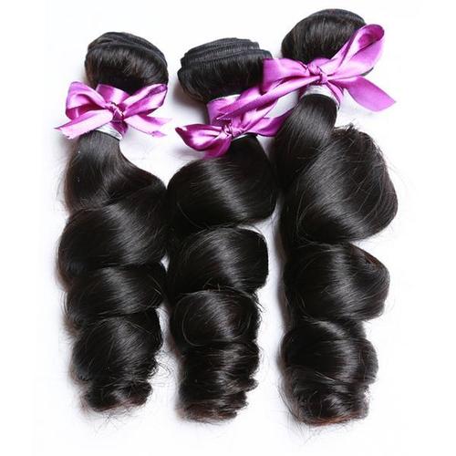 Natural Black Loose Wavy Human Hair