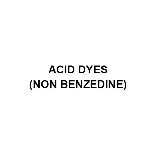 Acid Dyes (Non Benzedine)