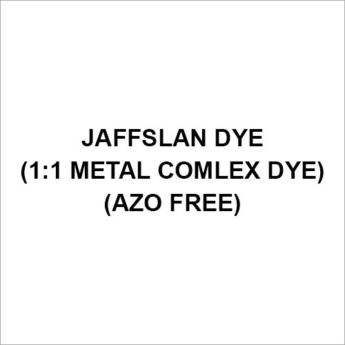Jaffslan Dye (1-1 Metal Comlex Dye) (Azo Free)