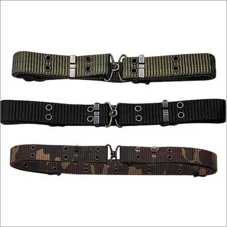 Military Belts - Synthetic Fiber, 40-48 Inches Long, 1.5 Inches Wide, Olive Green | Durable, Resilient, Stylish, Versatile, 8 Holes, Metal Buckle