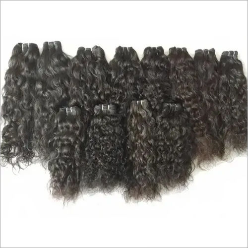 Natural Indian Curly Hair Virgin Hair Bundles 8 Inches To 34 Inches