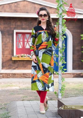 Multi Rayon Kurtis