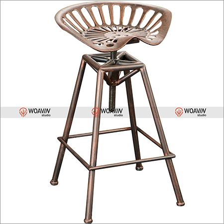 Wooden Tractor Seat Bar Stools