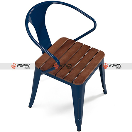 Tolix Bistro Wooden Armed chair