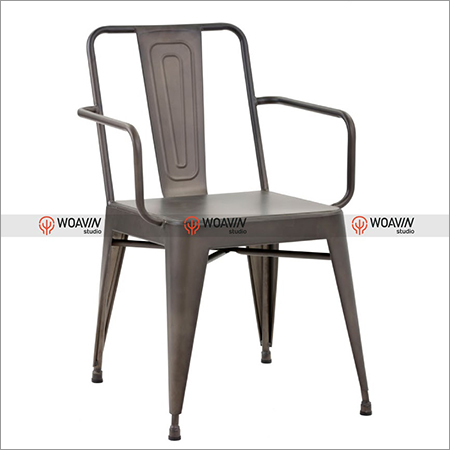 Tolix Bistro metal Armed Chair