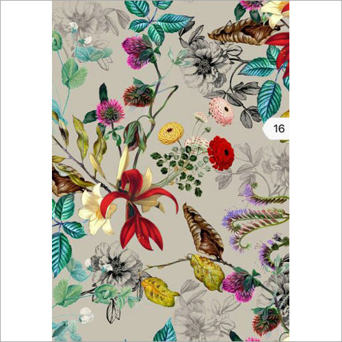 Muslin Digital Print Fabric