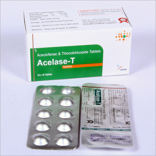 Aceclofenac & Thiocolchicoside Tablets