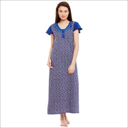 Ladies Blue Nighty
