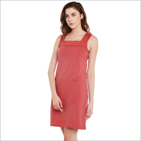 Ladies Red Color Fancy Nighty