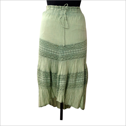 Light Green Midi Skirt
