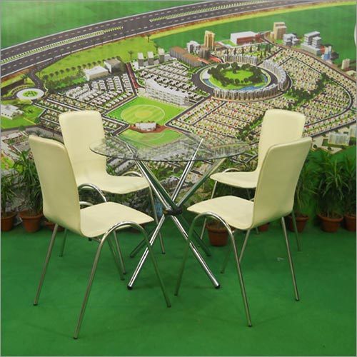 Round Glass Table & Mini Cool Chair Round Glass Table & Mini Cool Chair