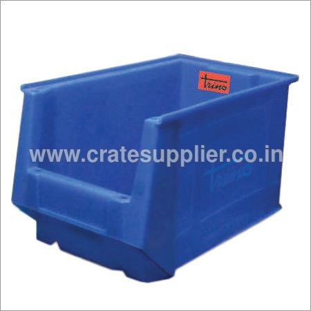 Blue Colour Plastic Stacker Box