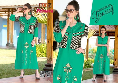 Light Green Traditional Kurti