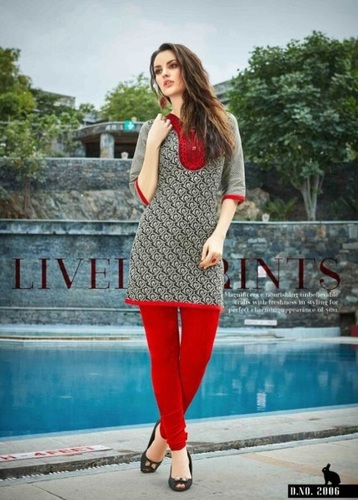Printed Kurtis - Cotton, Black, Full Sleeves | Casual, Printed Pattern, All Season, Dry Clean Only