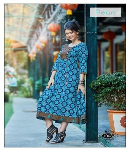 Blue Branded Kurti