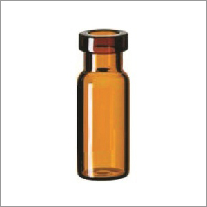 Crimp Neck Dark Amber Bottle