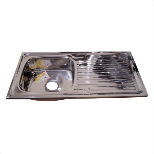 Steel Single Bowl Kitchen Sink Installation Type: Deck Mounted