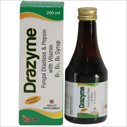 Fungal Diastase & Pepsin With Vitamin B1 B2 B6 Syrup