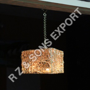 Hanging Iron T-Light Design: Triangle