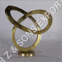 Gold Aluminium Sculpture
