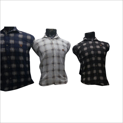 Mens Fancy Cotton Checked Shirt - Full Sleeves, Classic Collar Style | Anti-Wrinkle, Non-Toxic, Waterproof, Washable, Customized Size Options