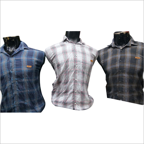 Mens Regular Fit Checked Shirt Age Group: All