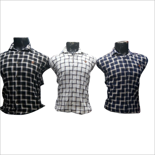 Mens Trendy Cotton Checked Shirt Age Group: All