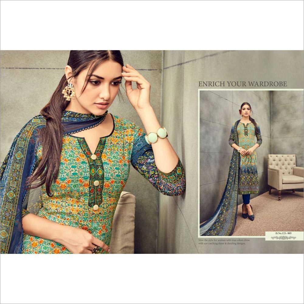Fancy Neck Kurtis Pants Set