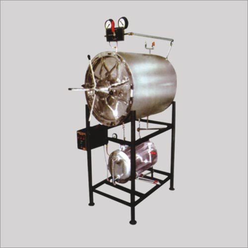Horizontal Autoclave - Premium Quality Leak Proof Design | Precise Sterilization Durable Service Life Automatic Pressure Control Temperature Gauge