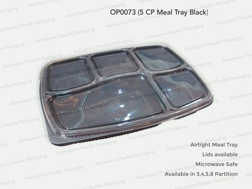 5 Partition Tray Black (O)