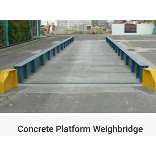 Concrete platform weighbridge