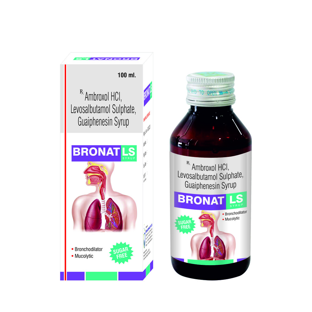 Ambroxol Levosalbutamol Guaiphenesin Syrup - Formulations Form: Liquid