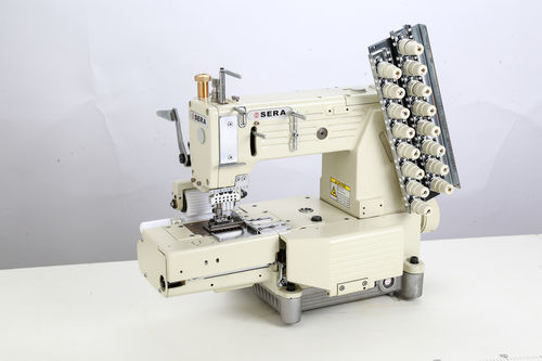 Cylinder Bed Chain stitch Elastic Attaching Machine