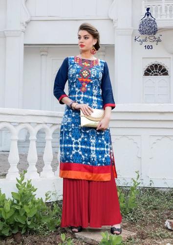 Multi Embroidered Kurtis