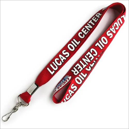 Polyester Red Colored Lanyard