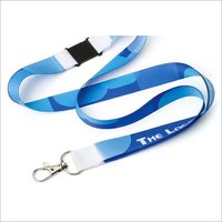 Promotional Lanyards - Polyester, 90cm X 20mm, Blue With Clip Attachment | Sublimated Print For Id Cards & Key Holders