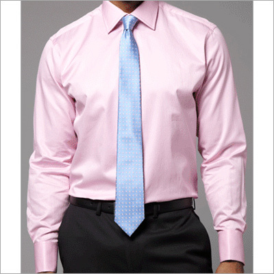 Pink Full Sleeve Formal Shirt Collar Style: Classic