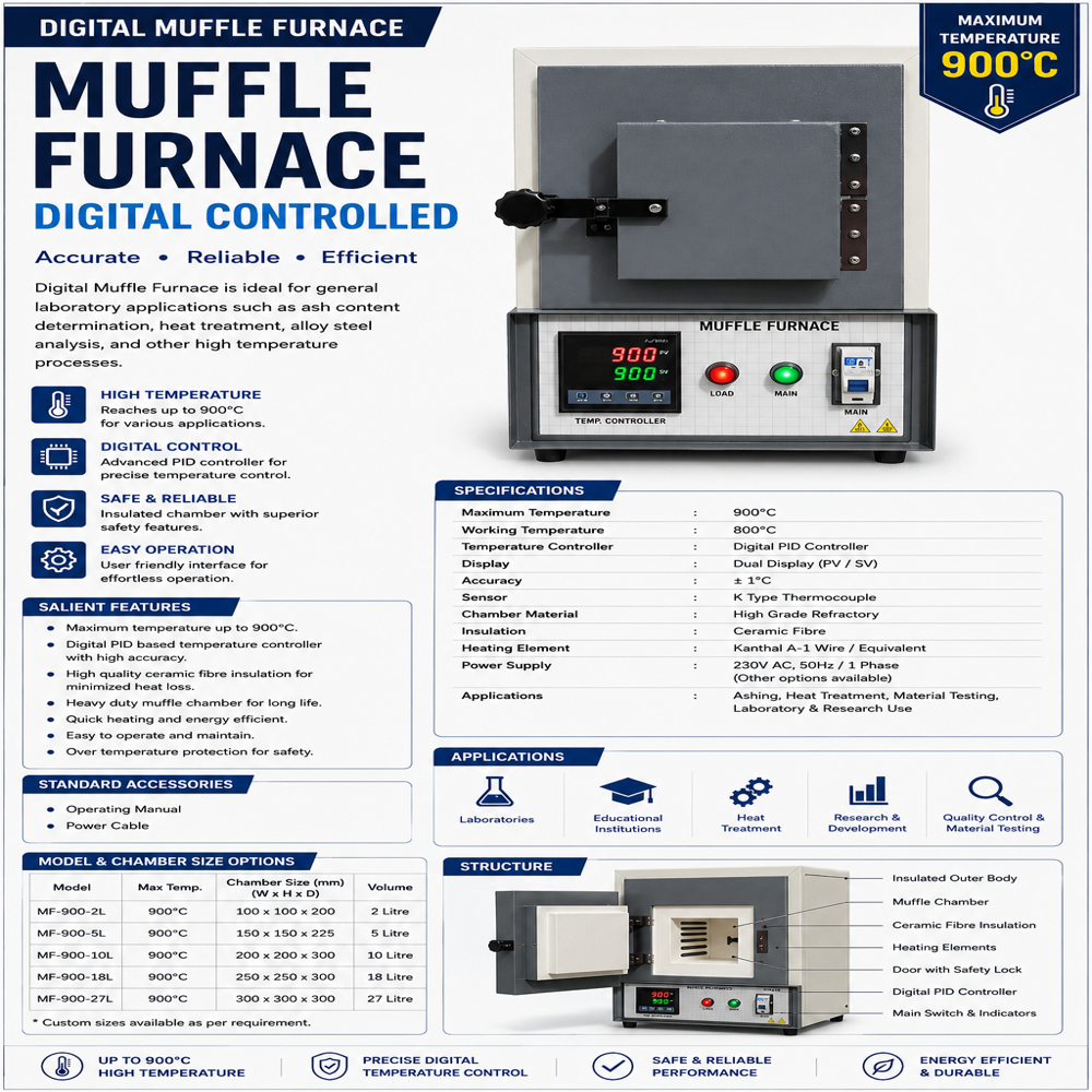 Digital Muffle Furnace