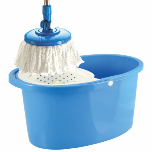 Stainless Steel, Spin Cleaning Mop