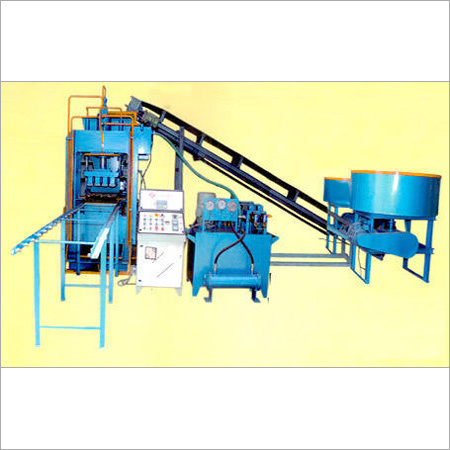 Automatic Paver Block Making Machine - 100 to 120 Tons Pressure 400 Liter Oil Tank Capacity | Semi-Automatic Hydraulic System High-Efficiency Brick Production