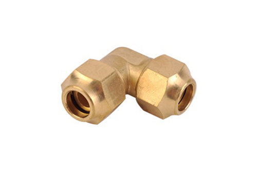 Brass Flare Oil Line Fittings - Brass, 6-12mm, 90-Degree Elbow, 1000psi | Leak-Proof Seal, Corrosion Resistant, Polished Finish