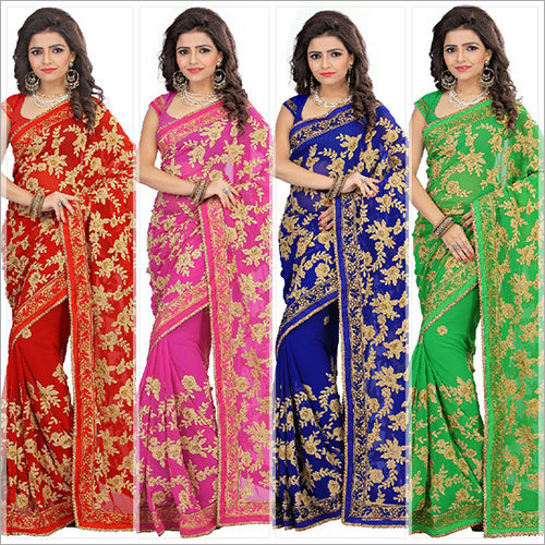 Printed Georgette saree