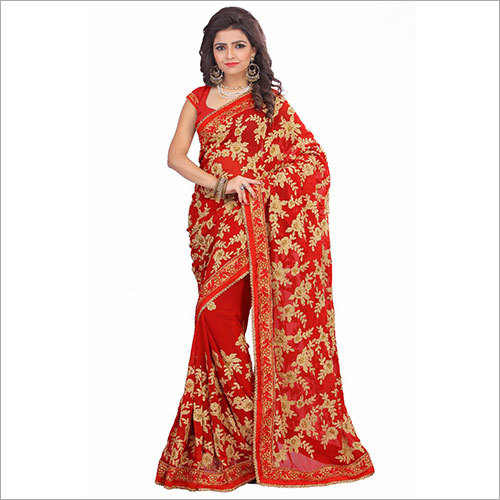 Designer Georgette Party Ware Sarees