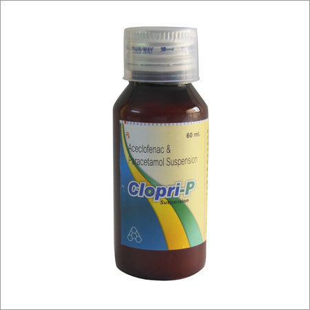 Liquid Aceclofenac Paracetamol Suspension